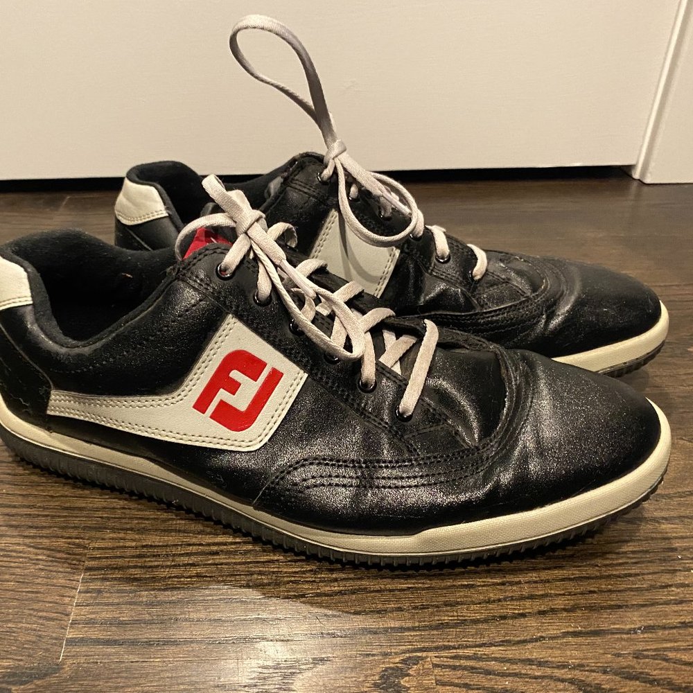 FootJoy Golf Shoes Black, Gray & Red